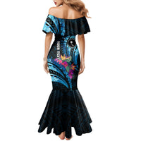 Personalised FSM Chuuk State Mermaid Dress Tropical Flowers Tribal Pattern LT05 - Polynesian Pride