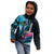 Personalised FSM Pohnpei State Kid Hoodie Tropical Flowers Tribal Pattern LT05 - Polynesian Pride
