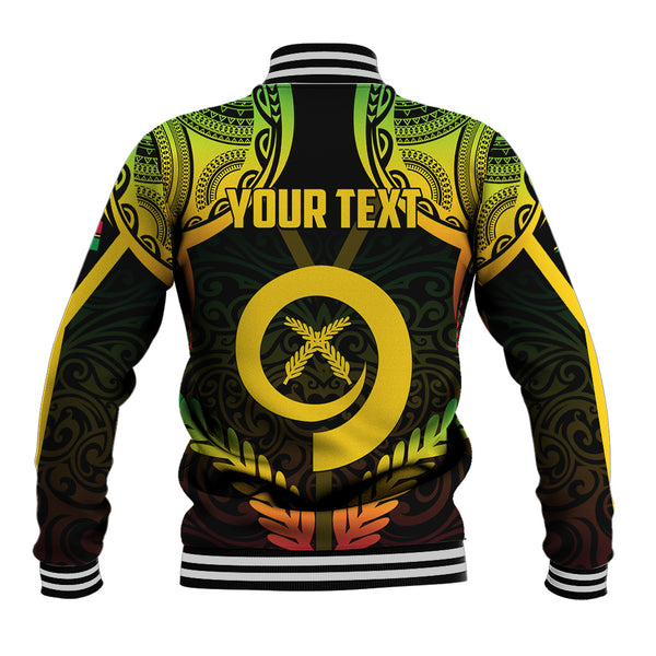 Personalised Father's Day Vanuatu Bomber Jacket Polynesian Dad & Kid LT7 main image 1