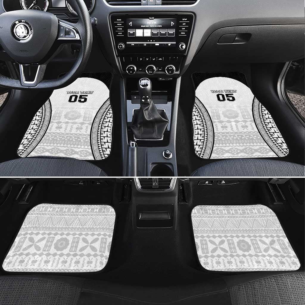Fiji Tapa Football Car Mats Sporty Style