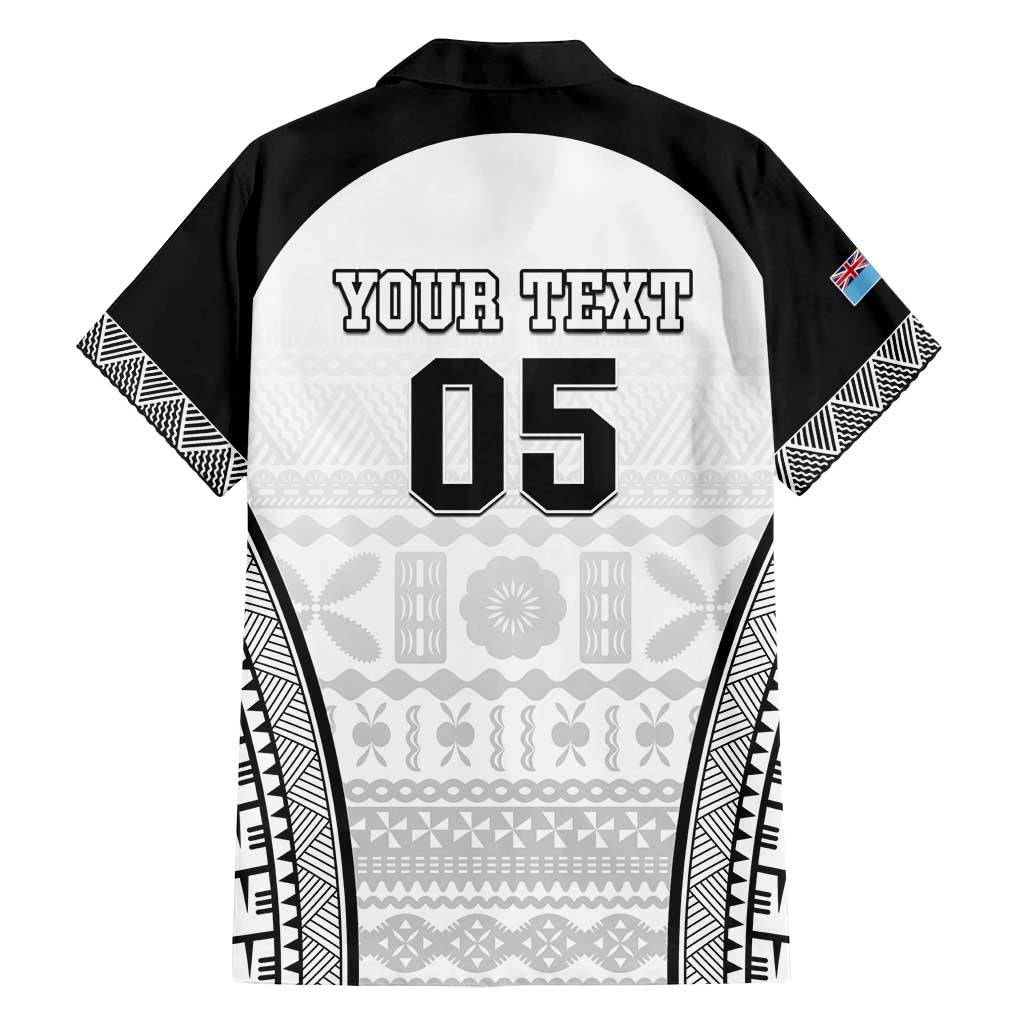 Custom Fiji Tapa Football Family Matching Puletasi and Hawaiian Shirt Sporty Style