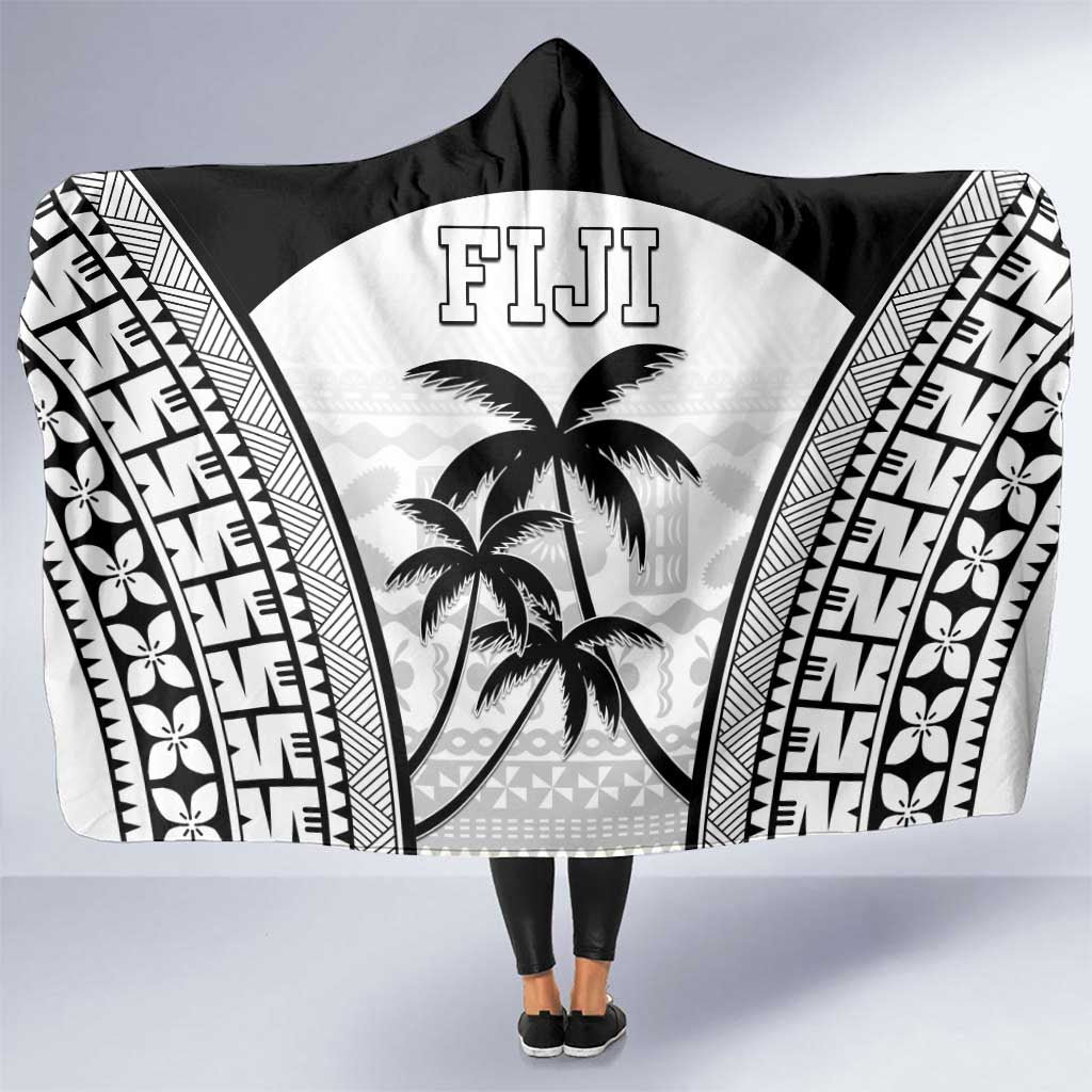 Fiji Tapa Football Hooded Blanket Sporty Style
