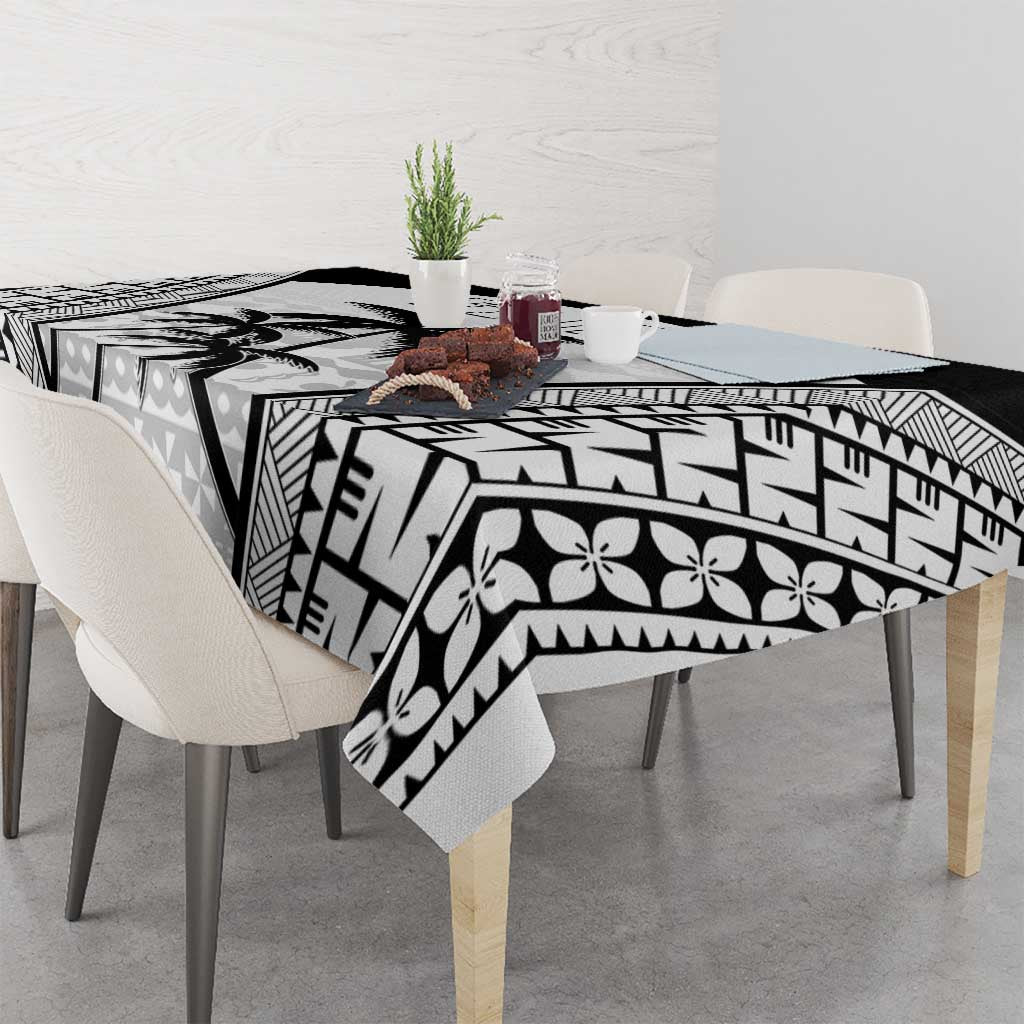 Fiji Tapa Football Tablecloth Sporty Style