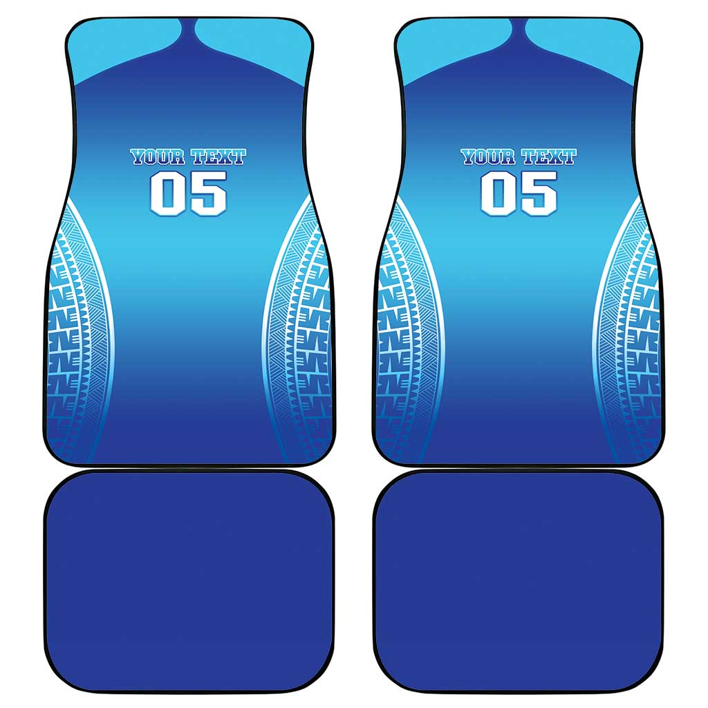 Fiji Football Car Mats Fijian Tapa Pattern LT05 - Polynesian Pride