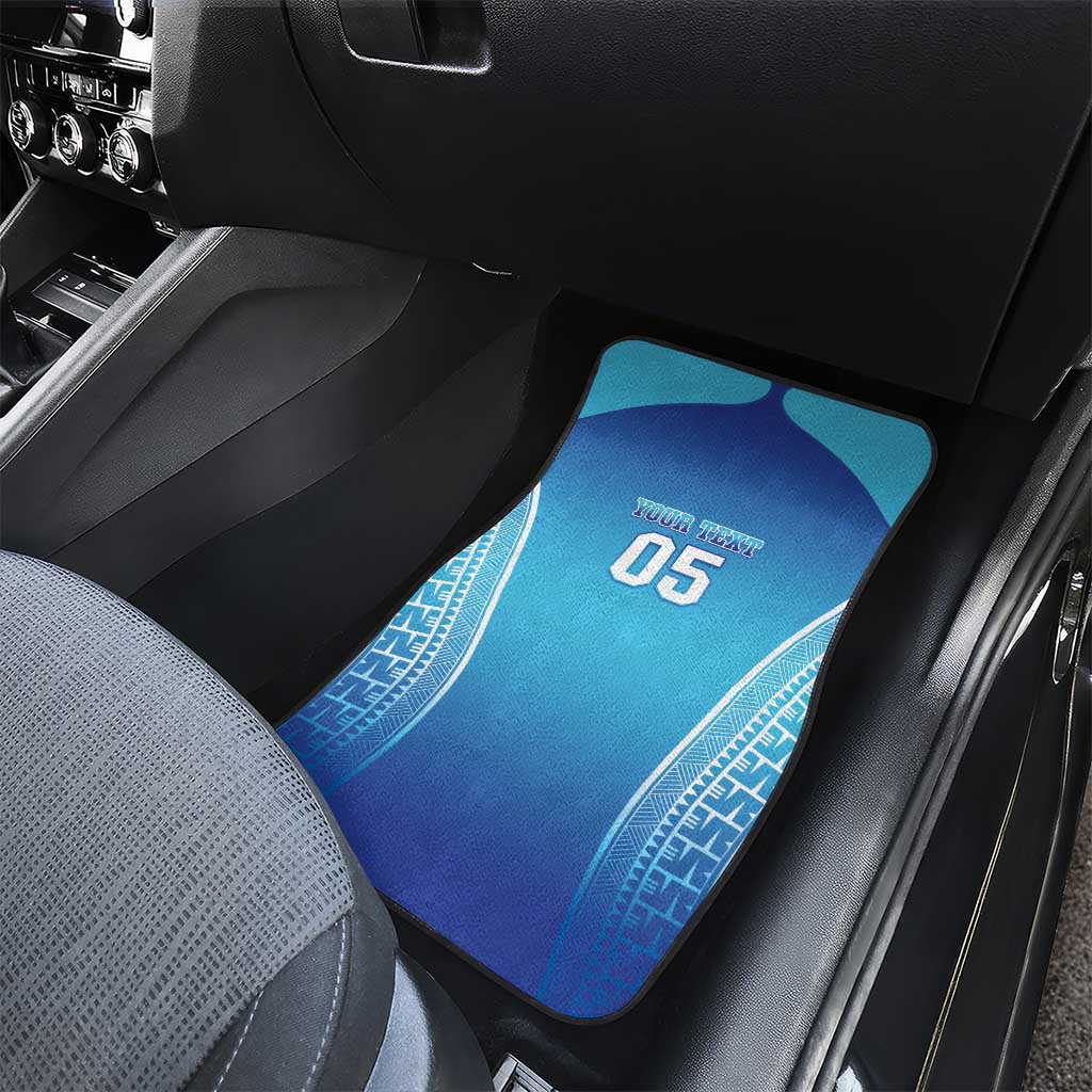 Fiji Football Car Mats Fijian Tapa Pattern LT05 - Polynesian Pride