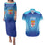 Custom Fiji Football Couples Matching Puletasi and Hawaiian Shirt Fijian Tapa Pattern
