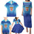 Custom Fiji Football Family Matching Puletasi and Hawaiian Shirt Fijian Tapa Pattern