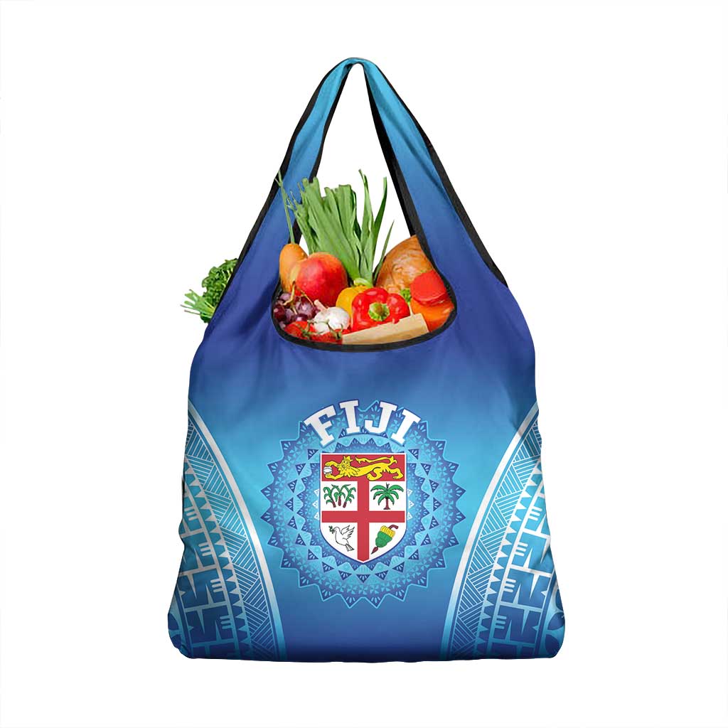 Fiji Football Grocery Bag Fijian Tapa Pattern