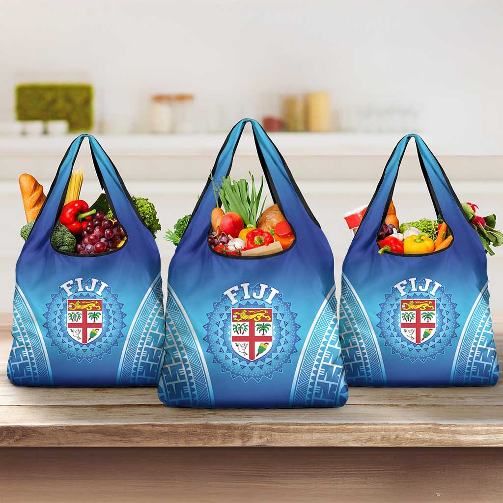 Fiji Football Grocery Bag Fijian Tapa Pattern