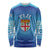 Custom Fiji Football Long Sleeve Shirt Fijian Tapa Pattern