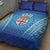Fiji Football Quilt Bed Set Fijian Tapa Pattern