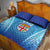 Fiji Football Quilt Bed Set Fijian Tapa Pattern