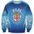 Custom Fiji Football Sweatshirt Fijian Tapa Pattern