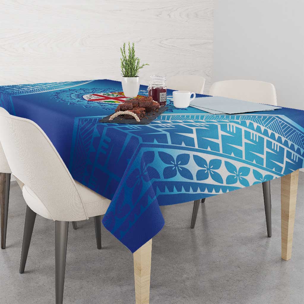 Fiji Football Tablecloth Fijian Tapa Pattern