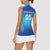 Custom Fiji Football Women Sleeveless Polo Shirt Fijian Tapa Pattern