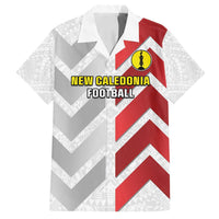 Custom New Caledonia Football Family Matching Off Shoulder Short Dress and Hawaiian Shirt Unique Style