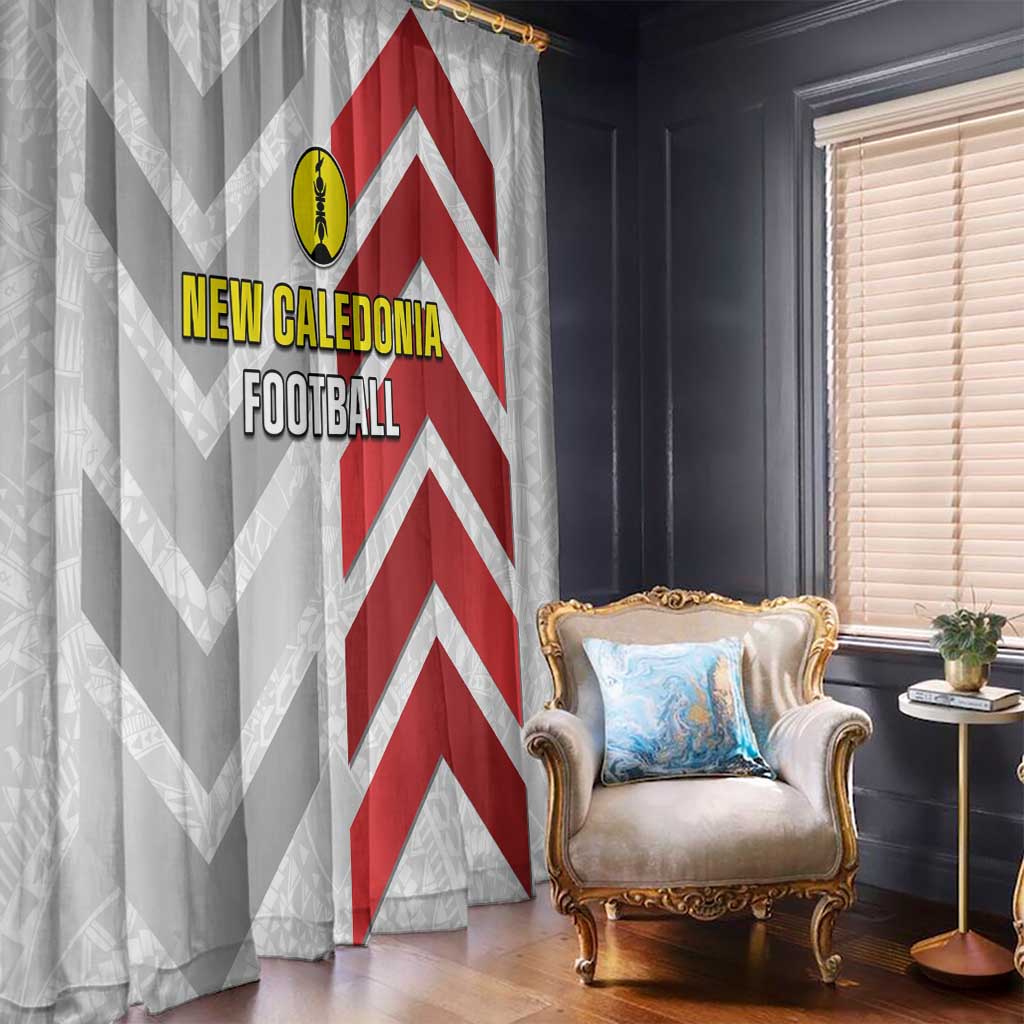 New Caledonia Football Window Curtain Unique Style