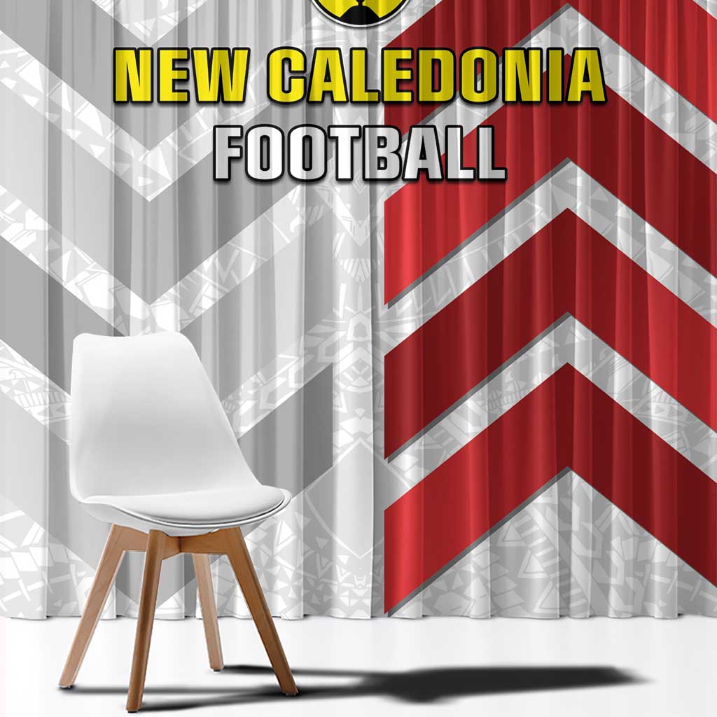 New Caledonia Football Window Curtain Unique Style