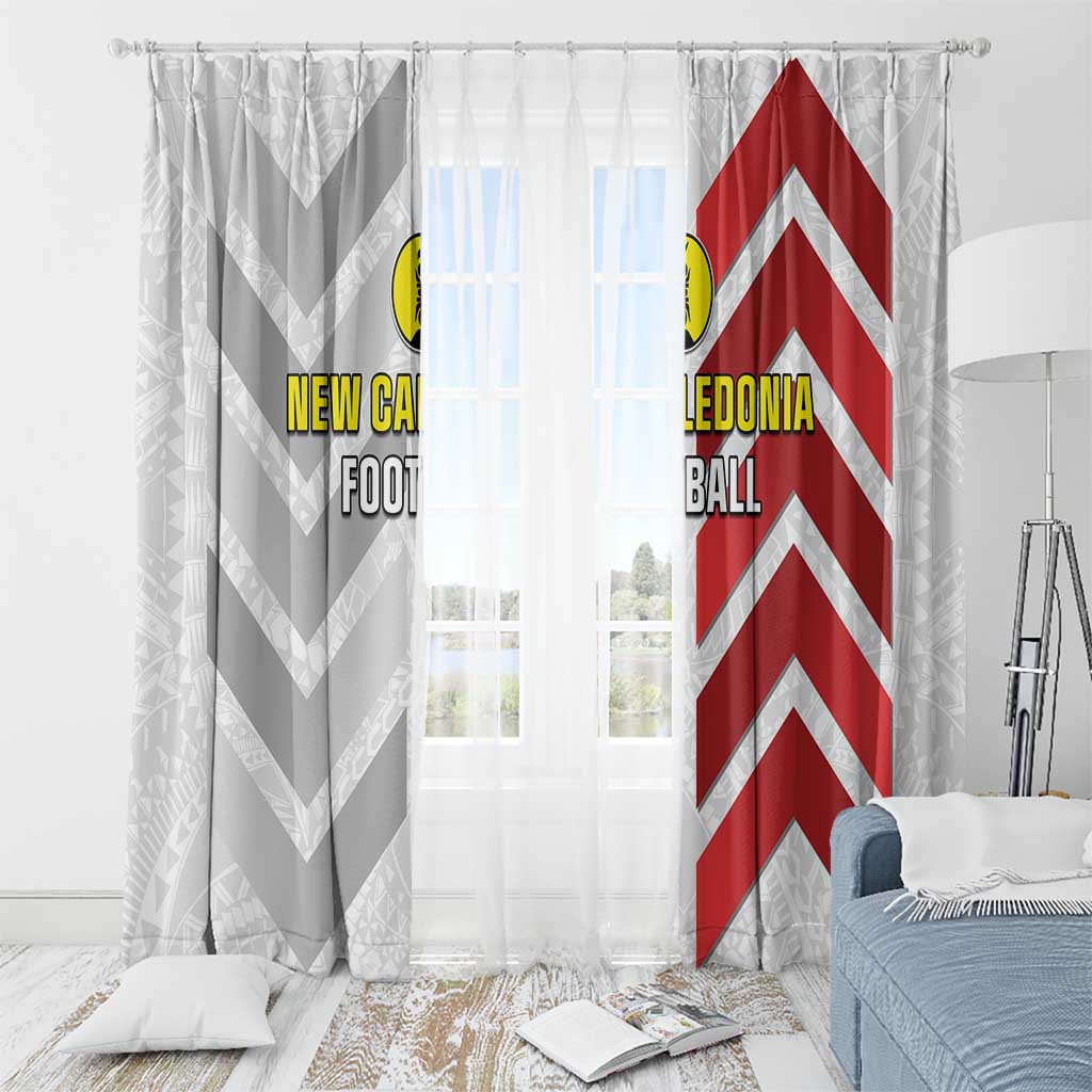 New Caledonia Football Window Curtain Unique Style