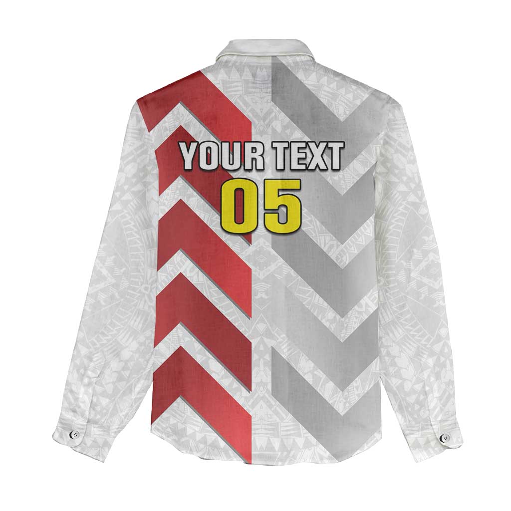 Custom New Caledonia Football Women Casual Shirt Unique Style