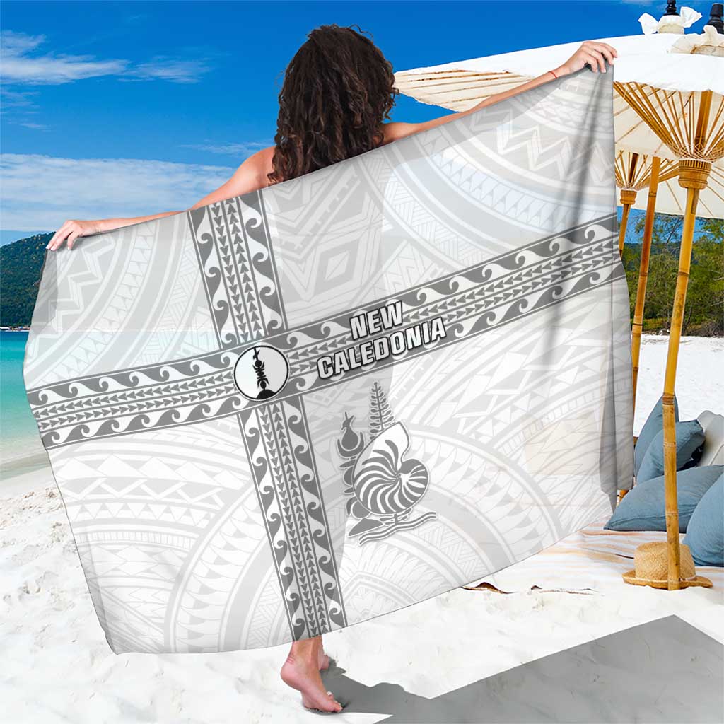 New Caledonia Football Sarong Go The Kagus LT05 One Size 44 x 66 inches White - Polynesian Pride