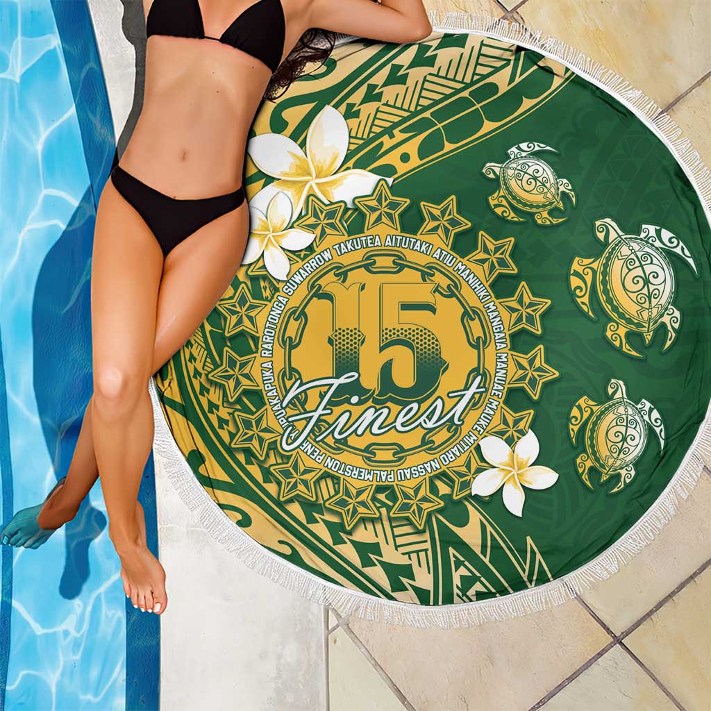 Cook Islands 15 Finest Beach Blanket Plumeria Polynesian Turtle