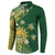 Cook Islands 15 Finest Button Sweatshirt Plumeria Polynesian Turtle