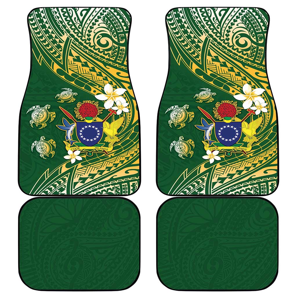 Cook Islands 15 Finest Car Mats Plumeria Polynesian Turtle