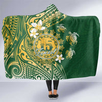Cook Islands 15 Finest Hooded Blanket Plumeria Polynesian Turtle