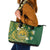 Cook Islands 15 Finest Leather Tote Bag Plumeria Polynesian Turtle