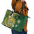 Cook Islands 15 Finest Leather Tote Bag Plumeria Polynesian Turtle