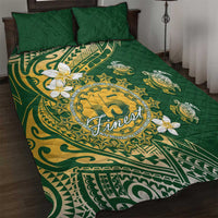 Cook Islands 15 Finest Quilt Bed Set Plumeria Polynesian Turtle