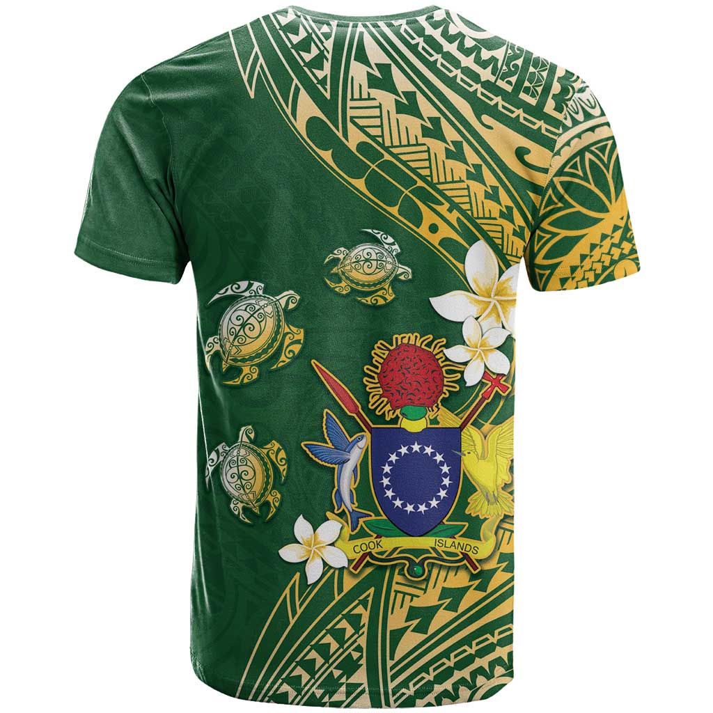 Cook Islands 15 Finest T Shirt Plumeria Polynesian Turtle