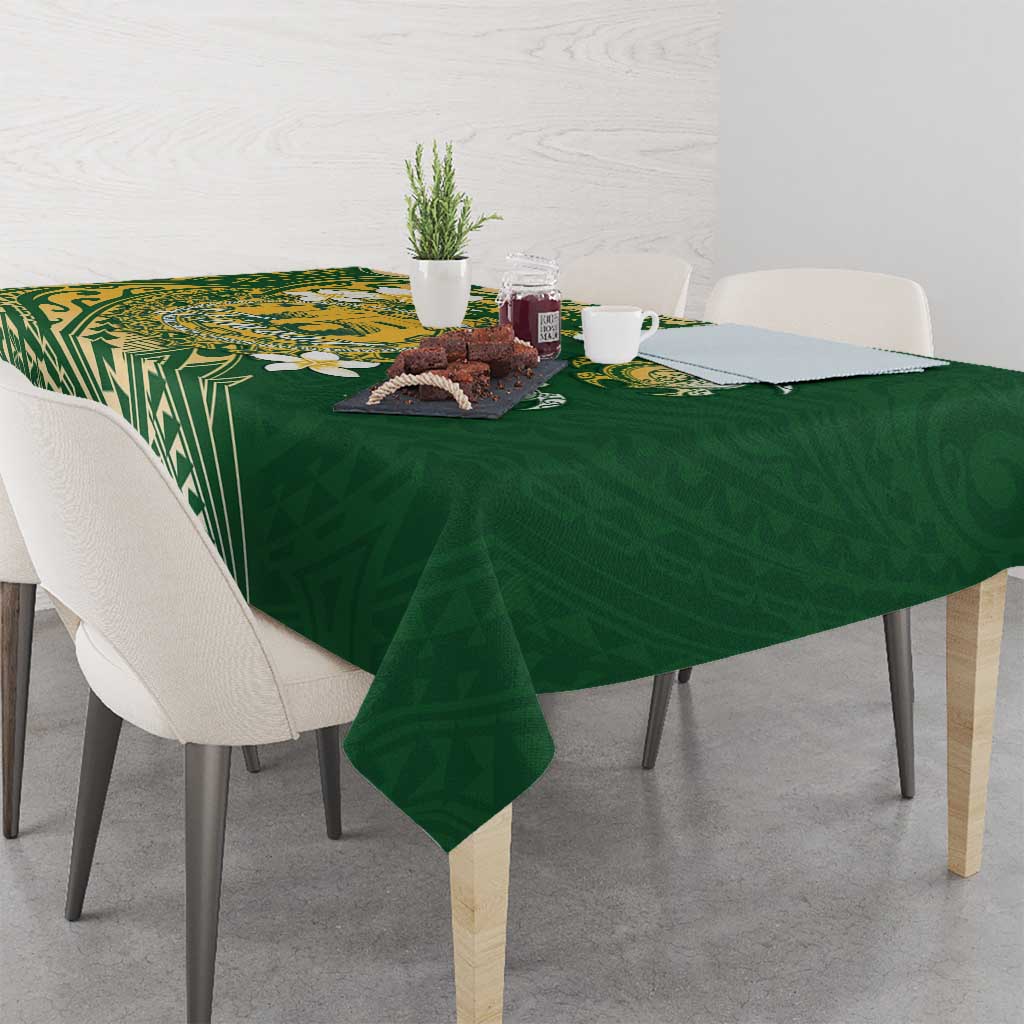 Cook Islands 15 Finest Tablecloth Plumeria Polynesian Turtle