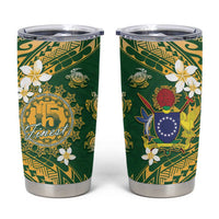 Cook Islands 15 Finest Tumbler Cup Plumeria Polynesian Turtle