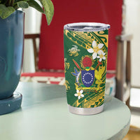 Cook Islands 15 Finest Tumbler Cup Plumeria Polynesian Turtle