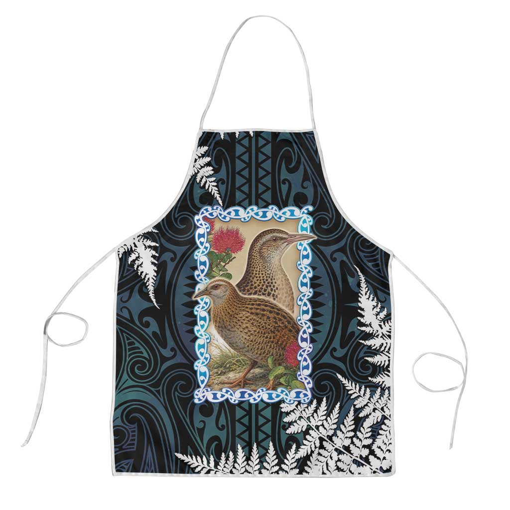 New Zealand Weka Apron Maori Hen Koru Pattern - Polynesian Pride