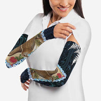 New Zealand Weka Arm Sleeves Maori Hen Koru Pattern - Polynesian Pride