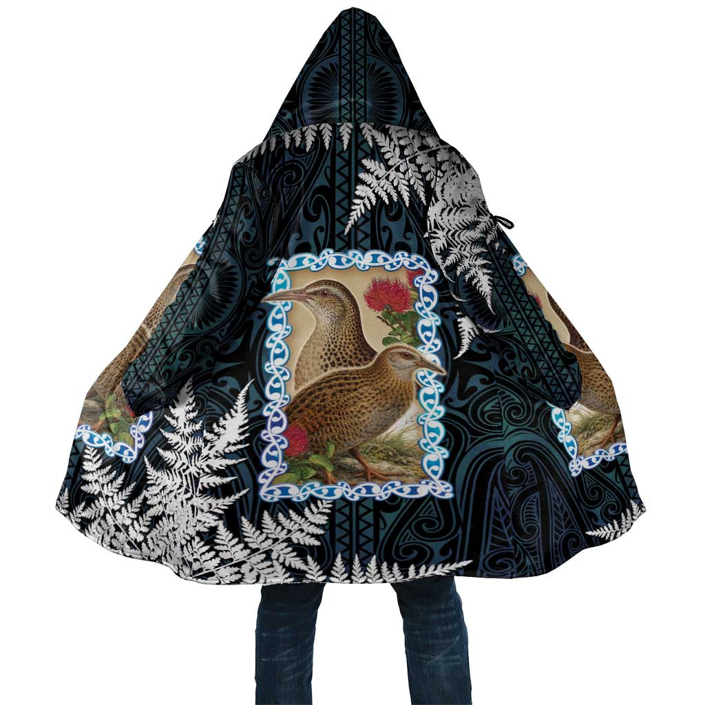 New Zealand Weka Cloak Maori Hen Koru Pattern - Polynesian Pride