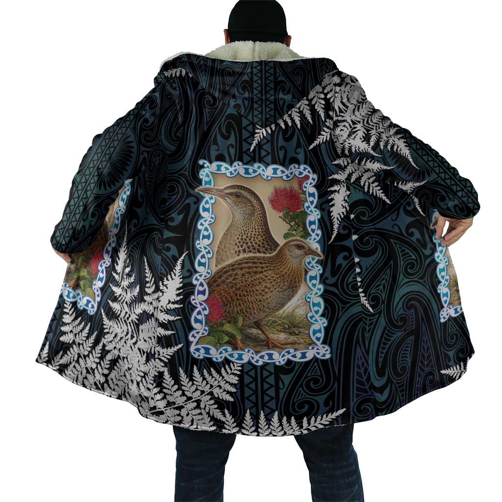 New Zealand Weka Cloak Maori Hen Koru Pattern - Polynesian Pride