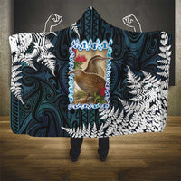 New Zealand Weka Hooded Blanket Maori Hen Koru Pattern - Polynesian Pride