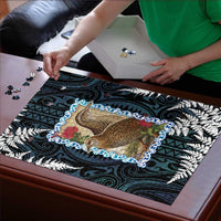 New Zealand Weka Puzzle Maori Hen Koru Pattern LT05 - Polynesian Pride