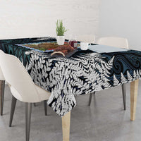 New Zealand Weka Tablecloth Maori Hen Koru Pattern - Polynesian Pride