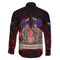 Australia And New Zealand ANZAC Day Family Matching Long Sleeve Bodycon Dress and Hawaiian Shirt Soldiers Lest We Forget