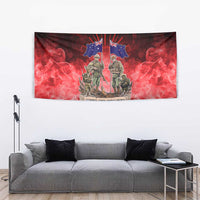 Australia And New Zealand ANZAC Day Tapestry Soldiers Lest We Forget