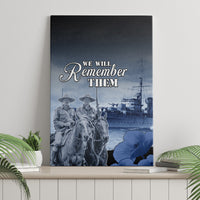 New Zealand ANZAC Day Canvas Wall Art HMNZS Achilles We Will Remember Them LT05 - Polynesian Pride
