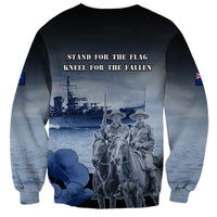 New Zealand ANZAC Day Sweatshirt HMNZS Achilles We Will Remember Them LT05 - Polynesian Pride