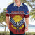 Kiribati 45th Independence Day Hawaiian Shirt Lesser Frigatebird Tribal Pattern