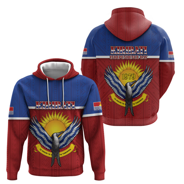 Kiribati Independence Day Kid Hoodie Happy 44th Anniversary Hibiscus Polynesian LT14