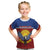 Kiribati 45th Independence Day Kid T Shirt Lesser Frigatebird Tribal Pattern